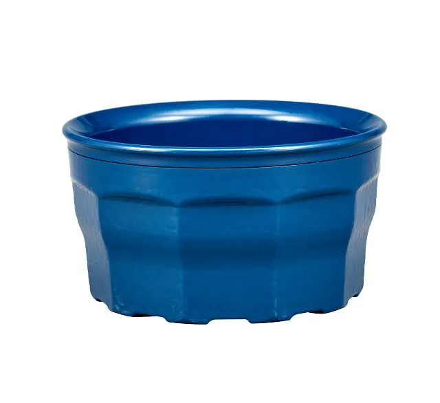 Cambro MDSLB9497 9 Oz Plastic Bowl, 4 3/8" Diameter x 2 2/5" Height, Navy Blue PP, NSF