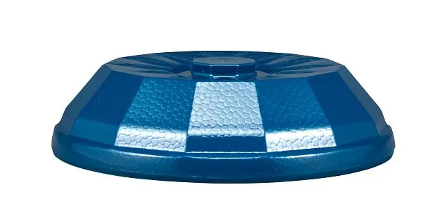 Cambro MDSLPLD9497 - Insulated Cover, 2-3/4" Height, Fits 9" Plate, 10-1/4" OD, Blue Plastic, NSF