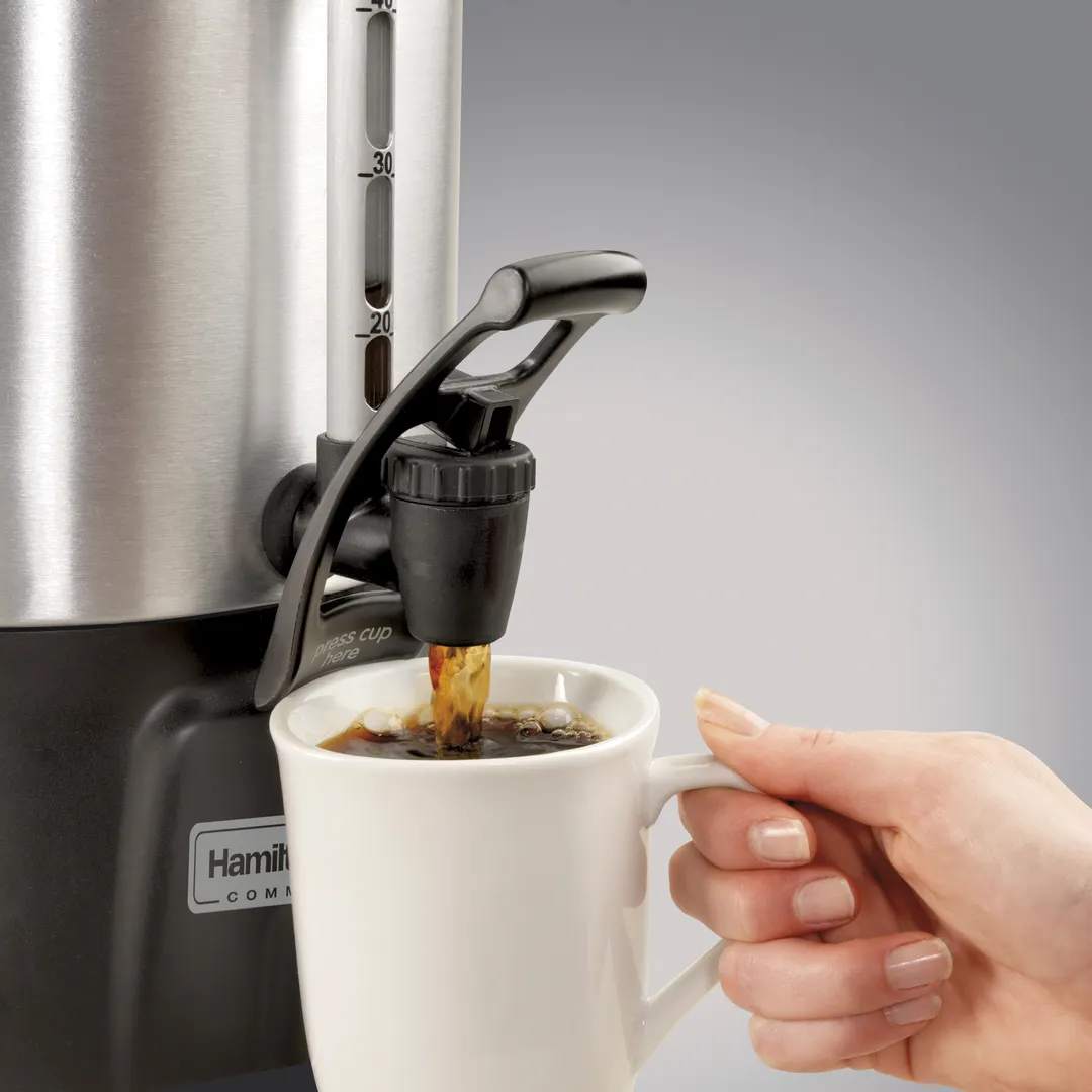 Hamilton Beach HCU040 Coffee Maker / Brewer Urn, 40 Cup Capacity