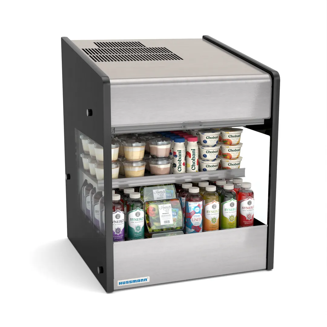 Hussmann FS-OT-1718-24A-SS Evolve Countertop Merchandiser Refrigerator, Self-Contained, R290, 120V/60/1-PH
