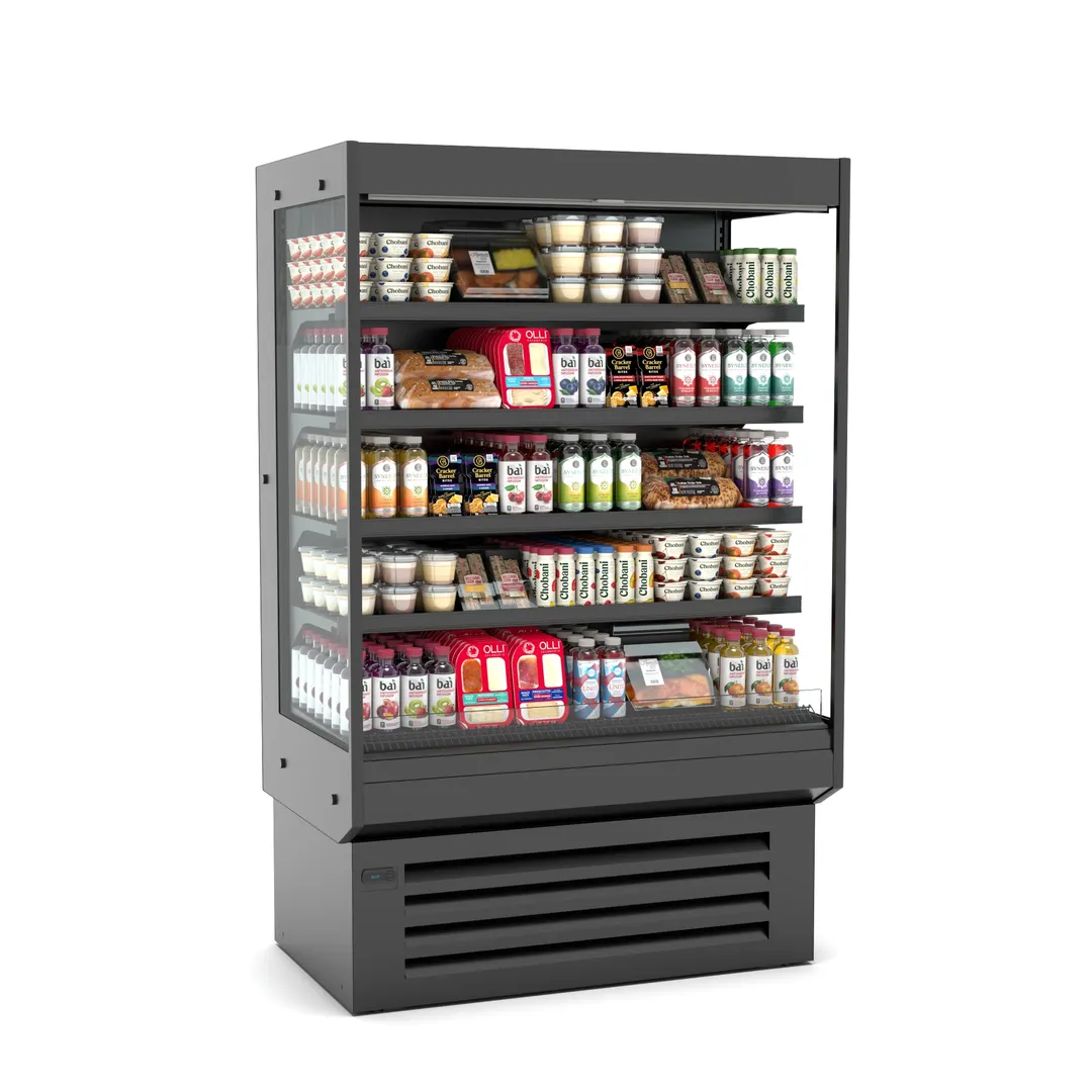 Hussmann S5S4S Evolve Open Refrigerated Display Merchandiser, Self-Contained, R-290 Refrigerant