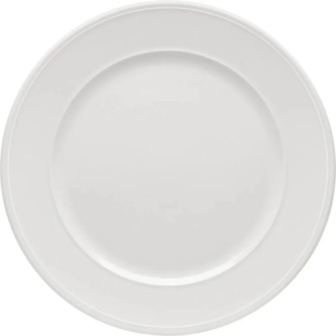 Libbey 628002112000000 - 8¼" Round Porcelain China Plate, 8.250" Diameter - 1/Case