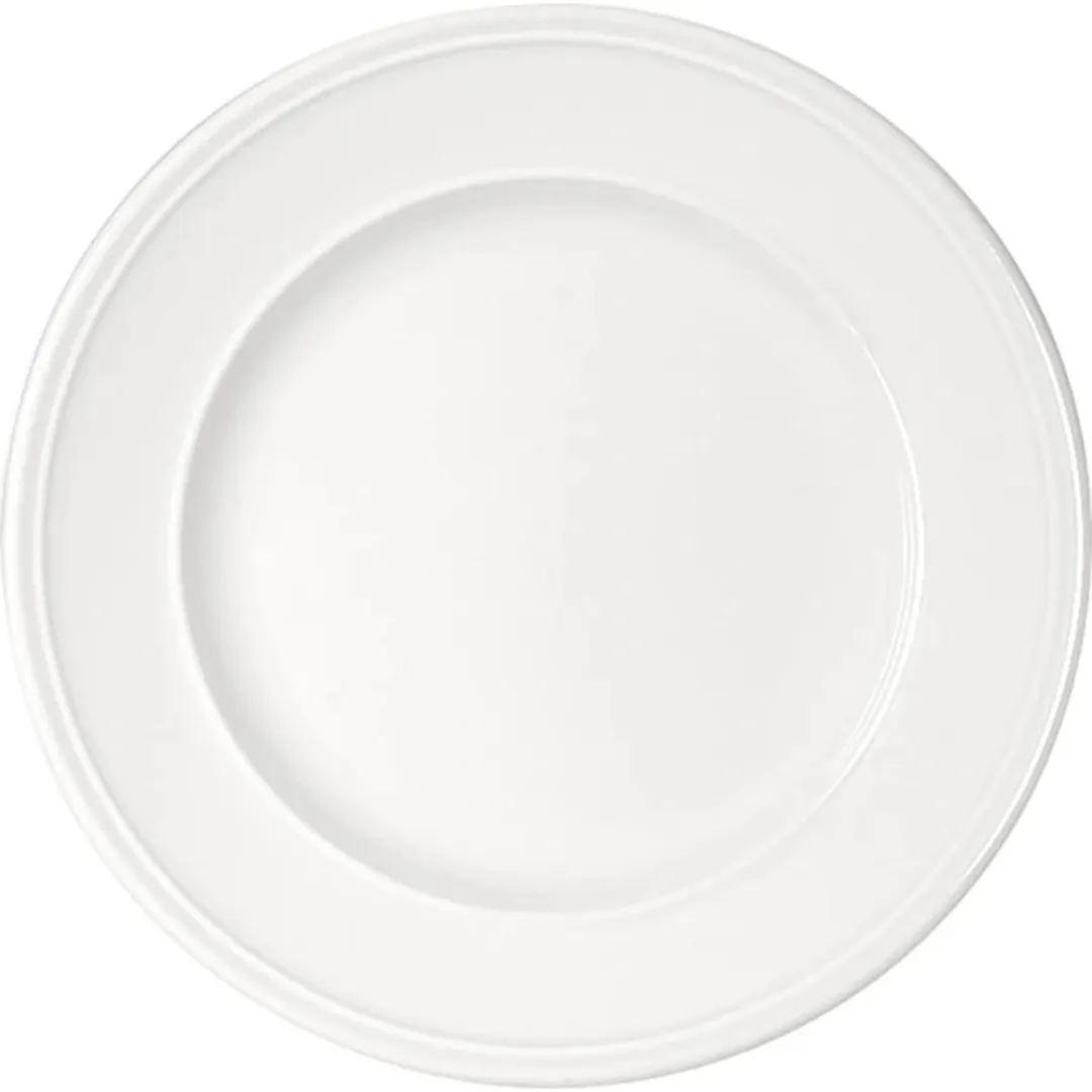 Libbey 628182912000000 Round China Plate, 11-3/8" Diameter Porcelain, Steep Rim - Case