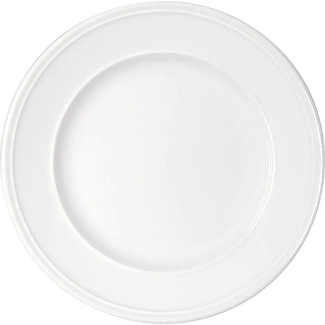 Libbey 628183112000000 Come4Table Bauscher Round China Plate, 12¼" Diameter, Steep Porcelain