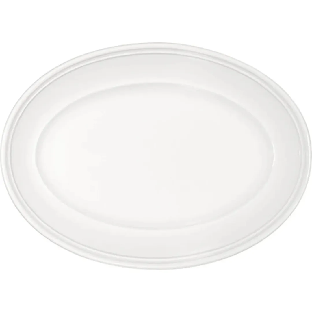 Libbey 628202412000000 Come4Table Bauscher Oval Porcelain Platter 9½" x 7⅜" - Case