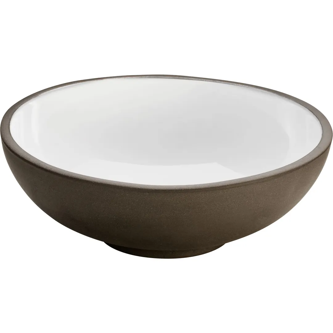 Playground 701312191000436 - Renew Stoneware Bowl, 8" , 38 Oz, White Round Dinnerware - Case