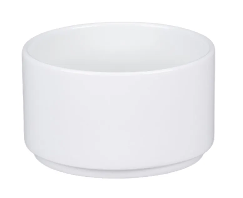 RAK Porcelain TDCS30M - Cream 5" Round Soup Bowl, 13 oz, Porcelain, Stackable, 1/Case