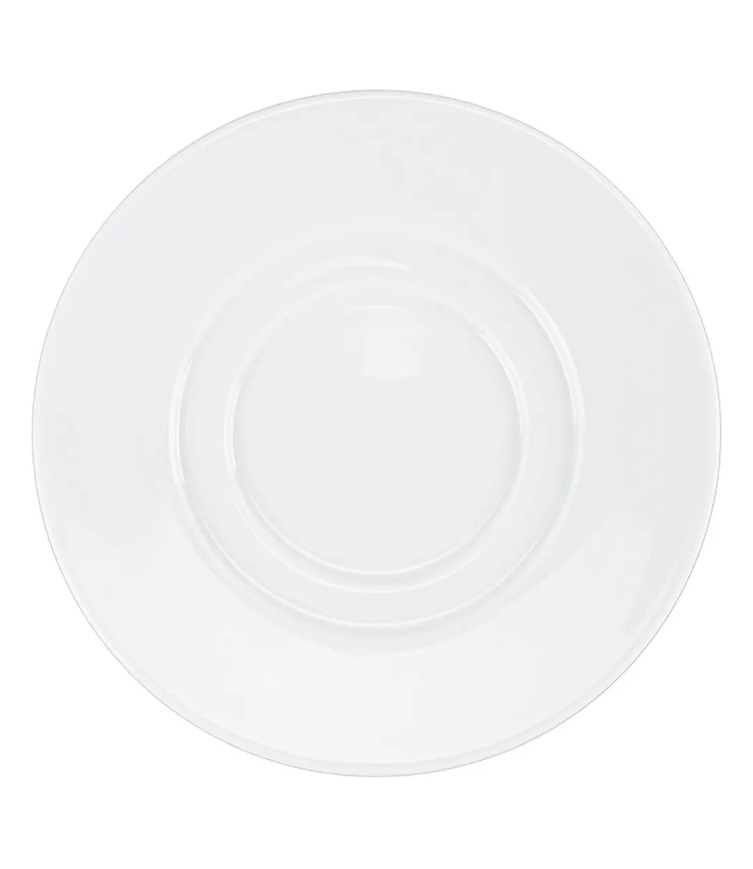 RAK Porcelain TDSA16 - Round 6" Diameter Porcelain Saucer, 6.0" to 6.49" Size, Sold Per Case