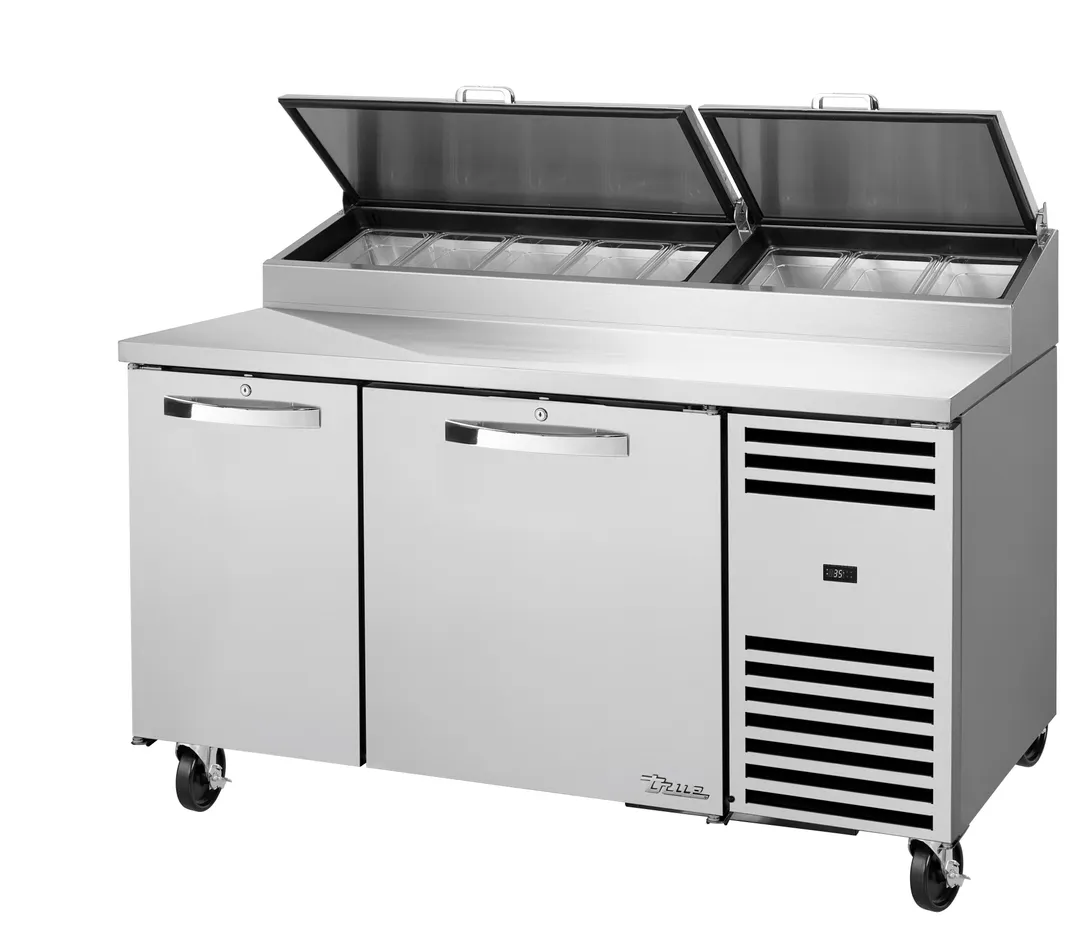 True TPP-AT-60-HC~SPEC3~HGTP Pizza Prep Table Refrigerated Counter