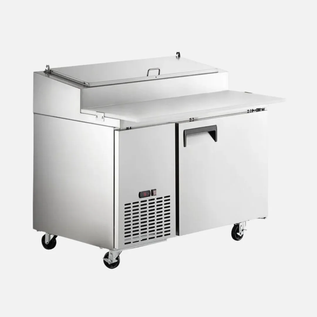 Hurakan HKN-PZ47R1S Pizza Prep Table Refrigerated Counter