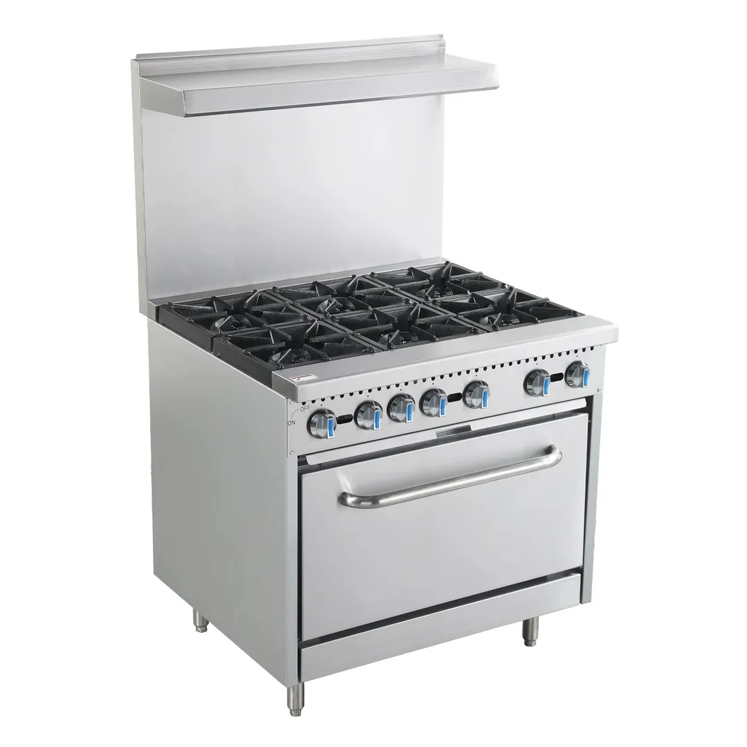 Hurakan HKN-XRFG36O6W Gas 36" Heavy Duty Range