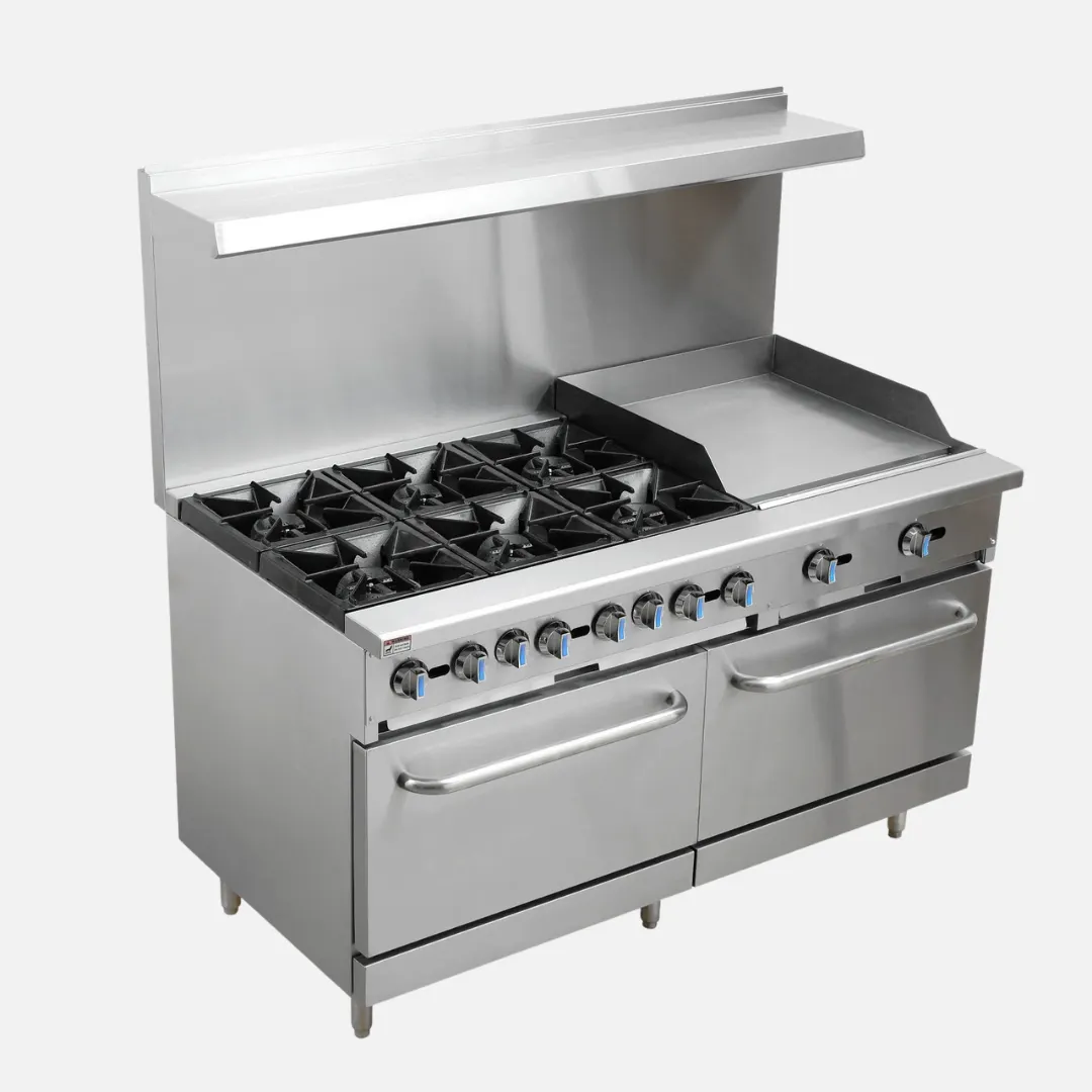 Hurakan HKN-XRFG60O6G24W Gas 60" Restaurant Range