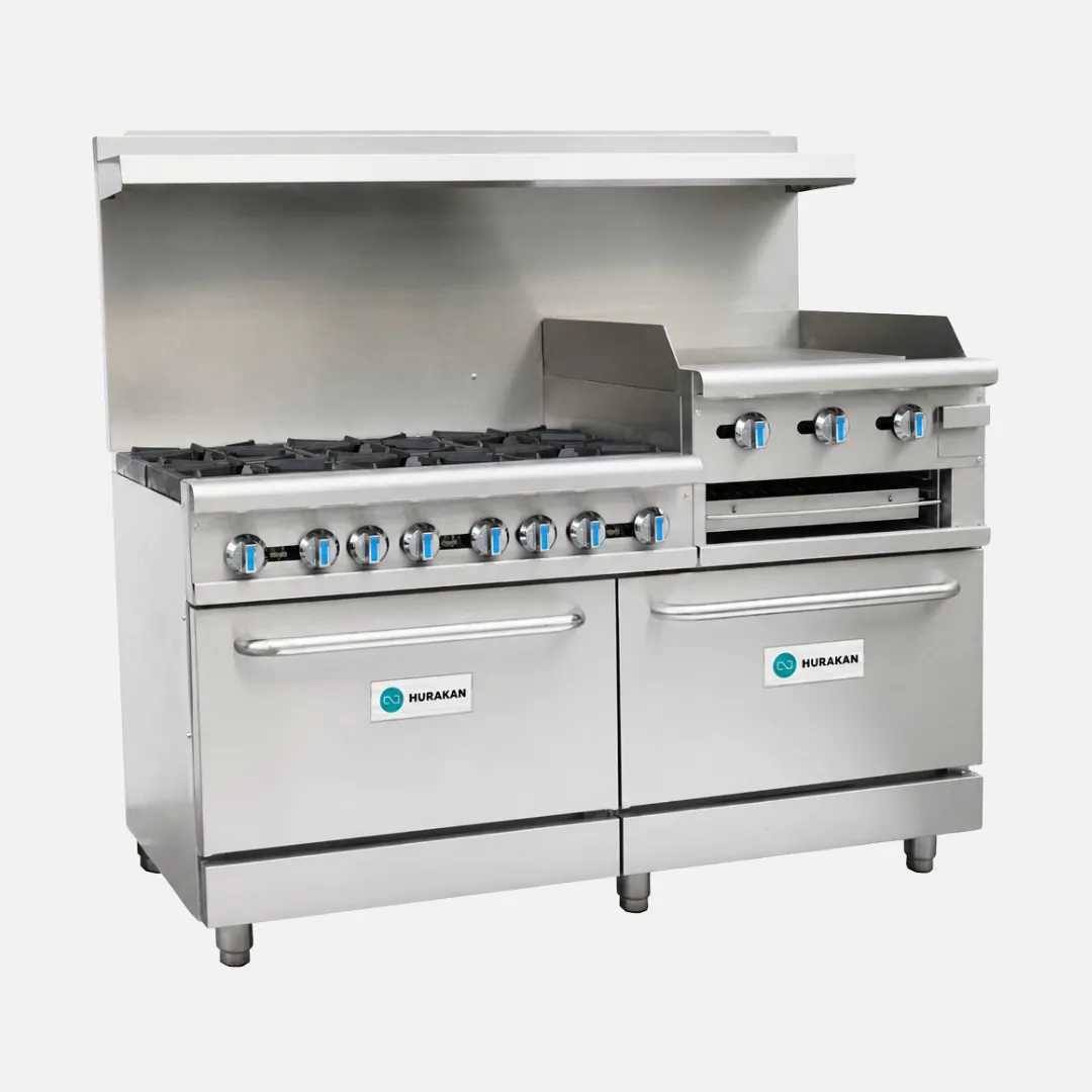 Hurakan HKN-XRFG60O6GB24W Gas 60" Restaurant Range