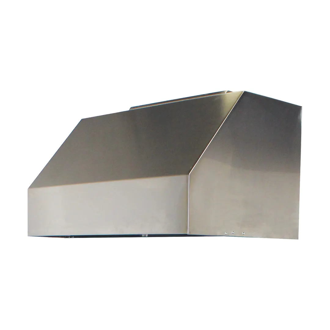 Peerless VL-42 Ventless Hood - 42" Wide Commercial Kitchen Exhaust, Triple Filter Updraft System, Manual On/Off Switch, 18-Gauge Stainless Steel, UL 710B Certified