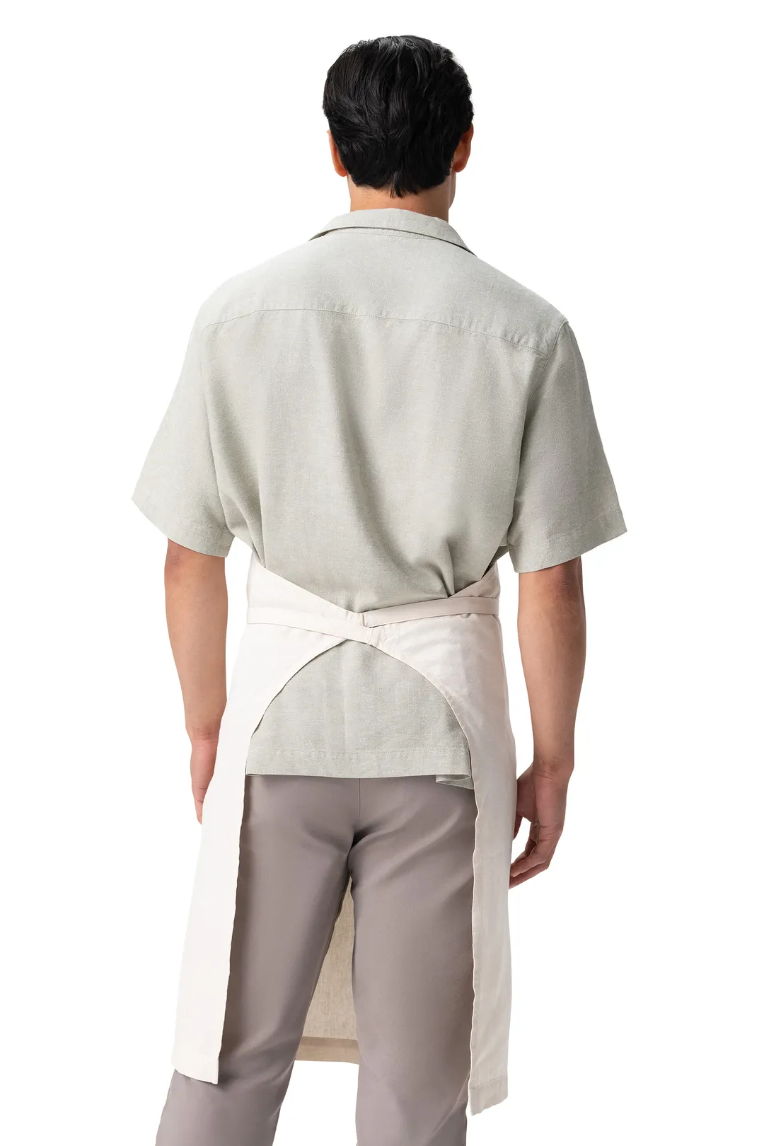 Chef Works ABN13-OAT-0 Bib Apron – 20.5"W x 34"D, 6.7oz, 55% Hemp 45% Tencel, Neck Strap, 2 Pockets