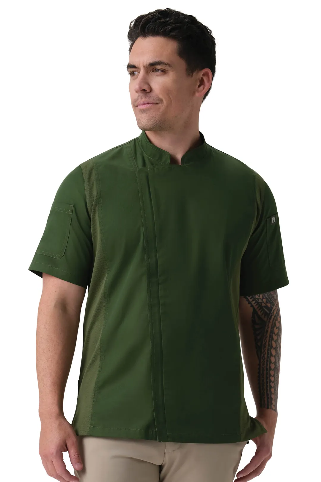 Chef Works BCSZ009-MIL-2XL Chef's Coat