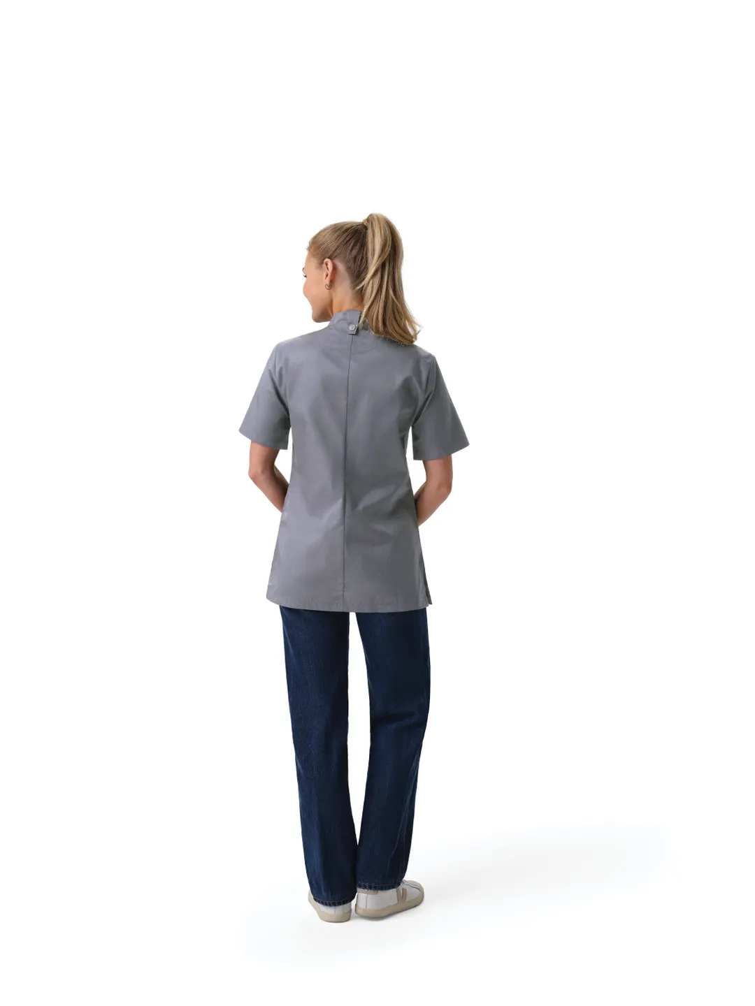 Chef Works CBN03W-GRY-S Chef's Coat