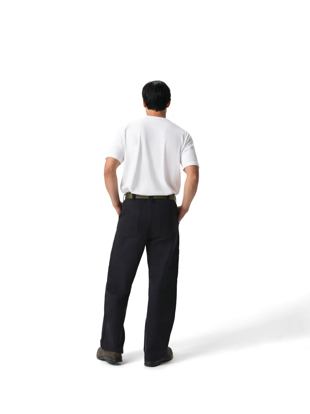 Chef Works PBN02-BLK-38 - Men's 9.9oz Carpenter Pants, 38, 100% Cotton, Black, Multiple Pockets