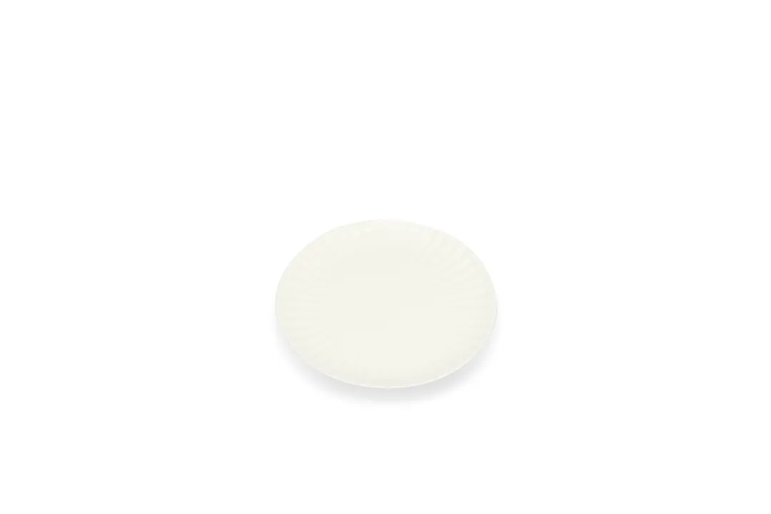 Mikasa 5350039 MH Bloom Plate, 8.27" x 8.27" x 0.63", White Vegan Bone China, 1 Plate