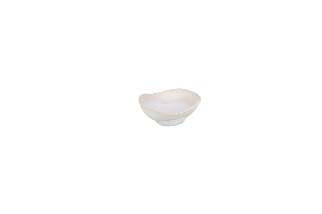 ONIS 5350174 - ECOMADE Icon Pearl Porcelain Bowl 5.51"W x 5.51"D x 2.36"H, 1.5qt Capacity, White