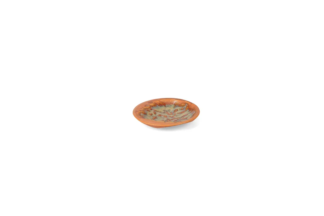ONIS 5350193 ECOMADE Icon Orange Plate, 5.90"W x 5.90"D x 0.98"H, Porcelain, China Dinnerware