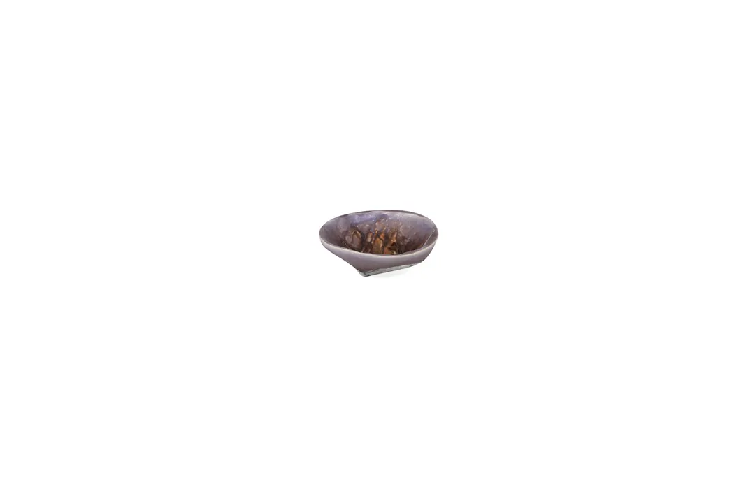 ONIS 5350194 ECOMADE Icon Purple Bowl, 3.90"W x 3.90"D x 1.50"H, Porcelain, China Dinnerware