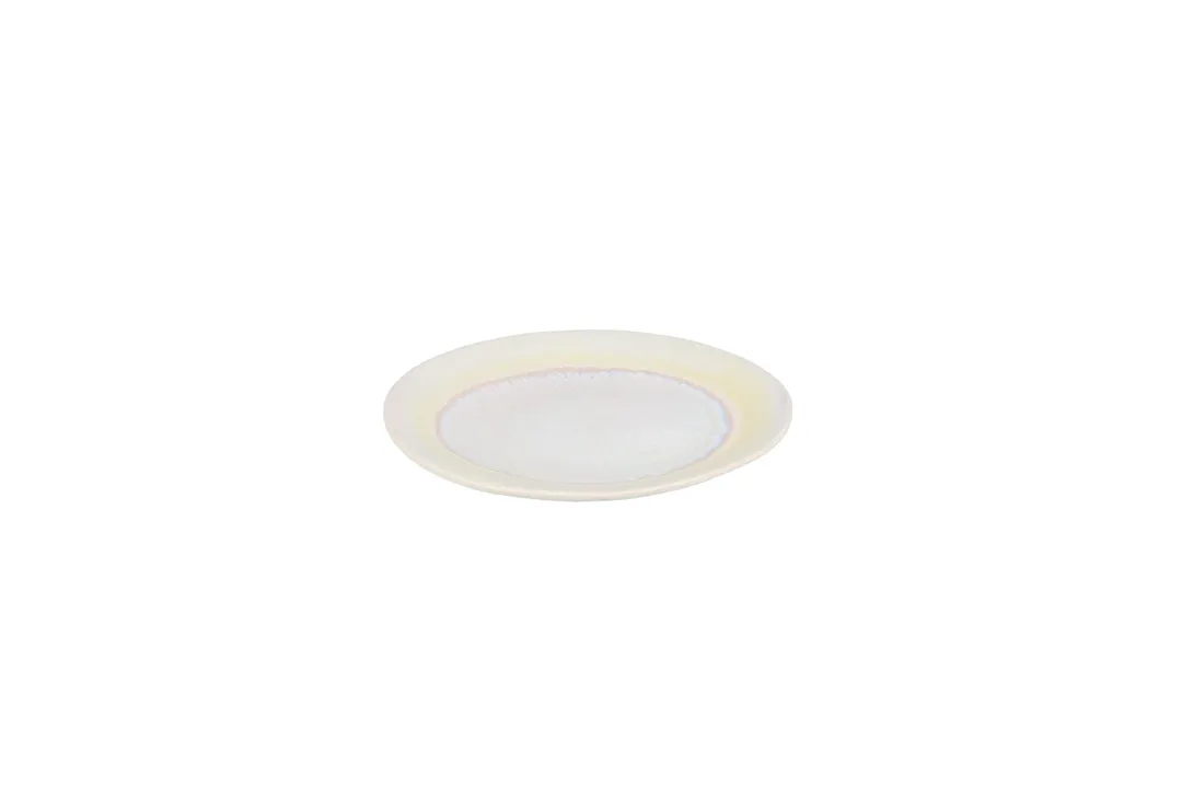 Mikasa 5350807 ECOMADE Moya Glow Plate – 10.24" x 10.24" x 1.18", Porcelain, Elegant Glow Finish