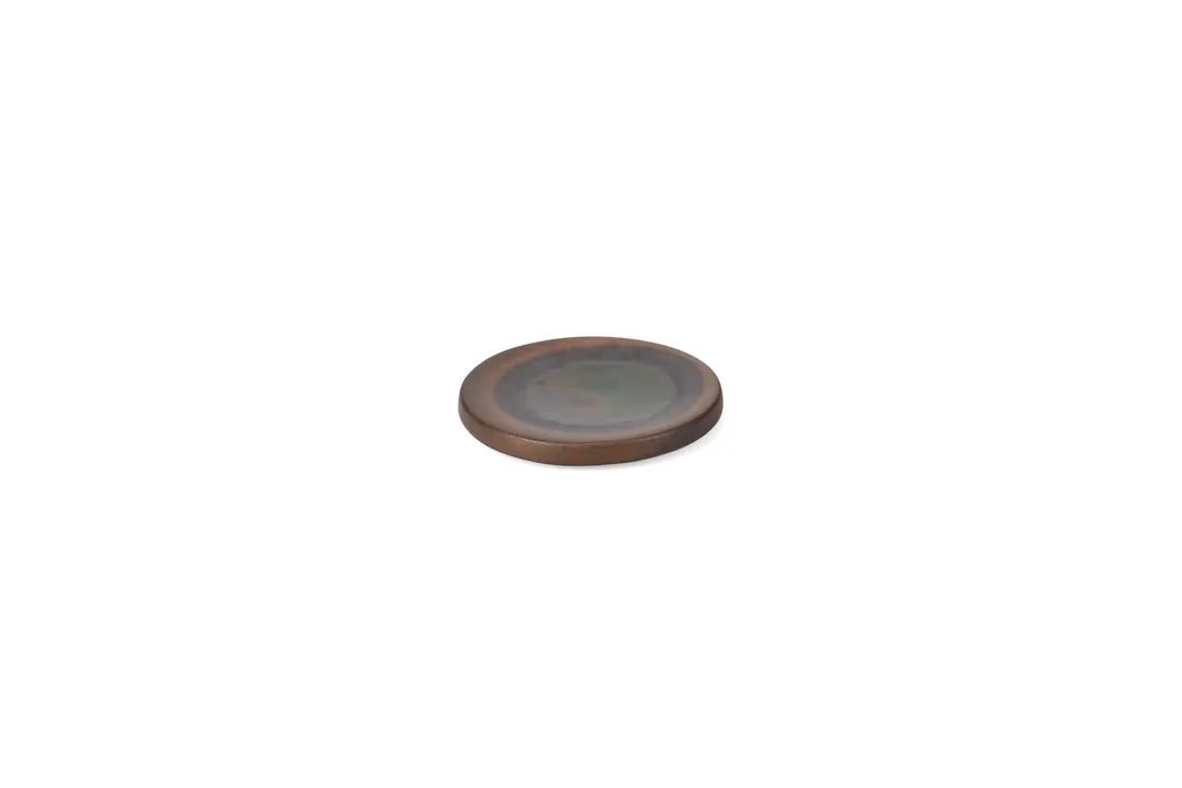 Mikasa 5351360 Gold Cone Plate – 5.91"W x 5.91"D x 0.79"H, Porcelain, Elegant Gold Finish
