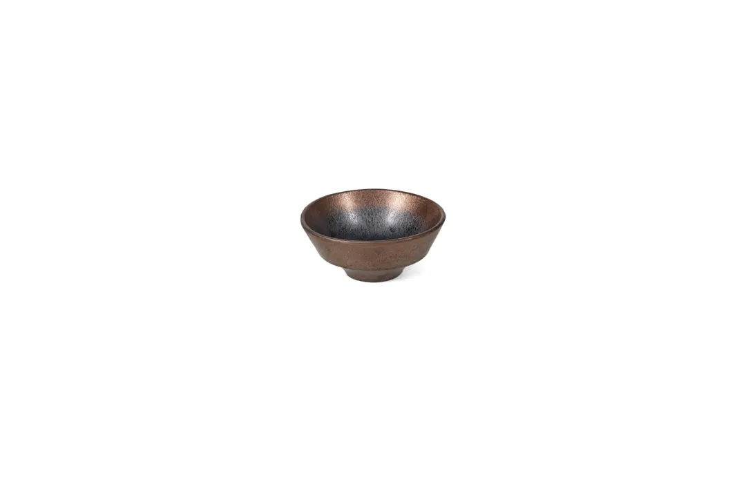 Mikasa 5351364 ECOMADE Gold Cone Bowl, 5.51"W x 5.51"D x 2.36"H, Porcelain, 1/Set