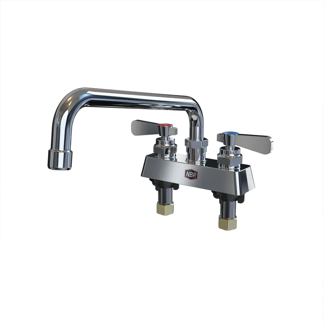NBR Equipment P1D4S3G Deck Mount Faucet