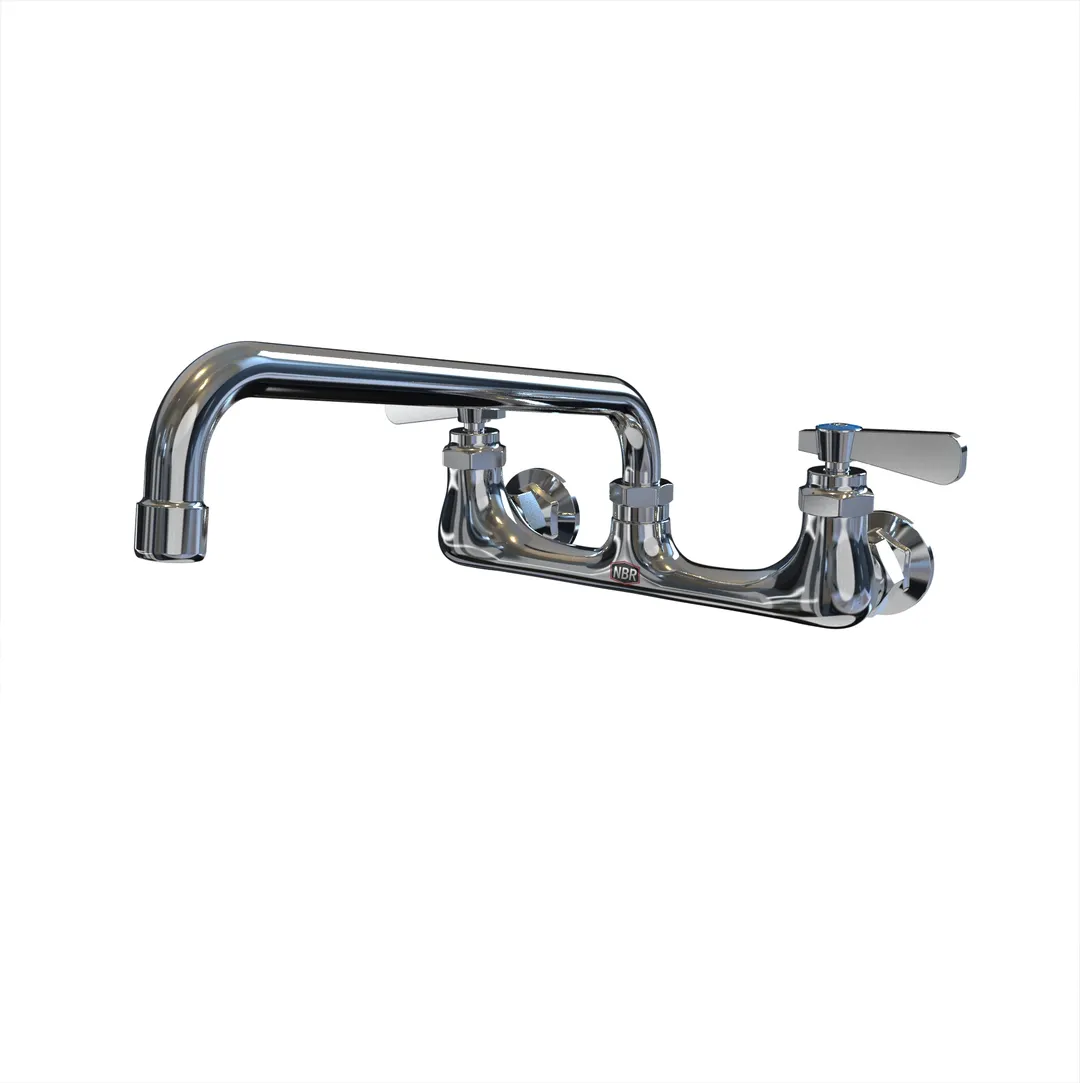 NBR Equipment P2W8S8G Wall / Splash Mount Faucet