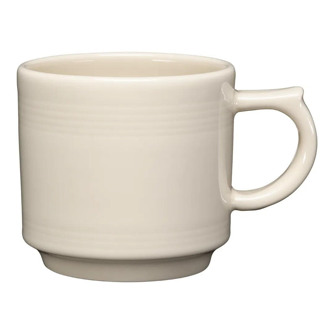 Steelite HL1519350 - China Mug, 16 oz, 3.875" x 3.875" x 3.875", Fiesta Linen, Oven Safe 425°F - 1 Dozen