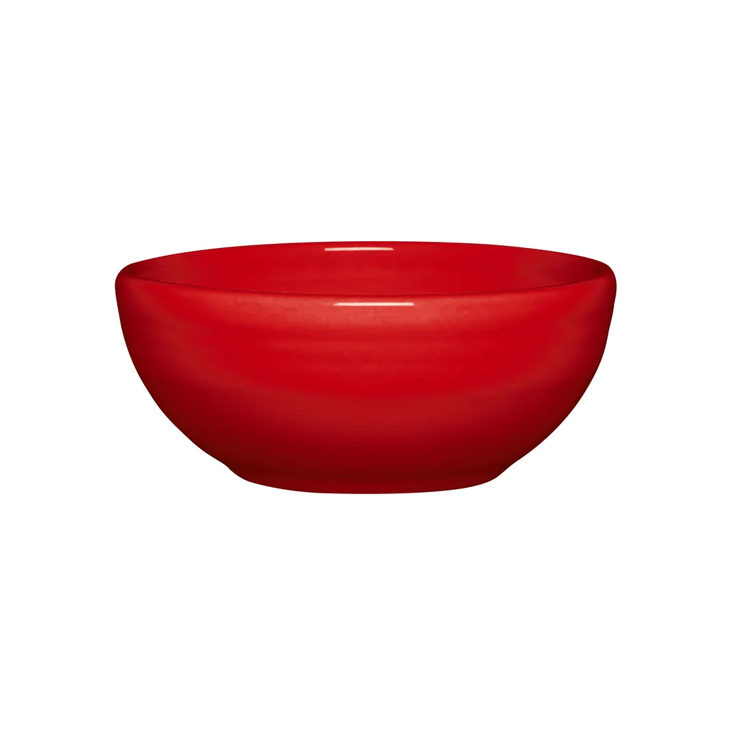 Steelite HL1550326 Round Ceramic Bowl, 5 oz 3.75"x1.625" Scarlet Fiesta, Oven Safe to 425°F - 8/Case