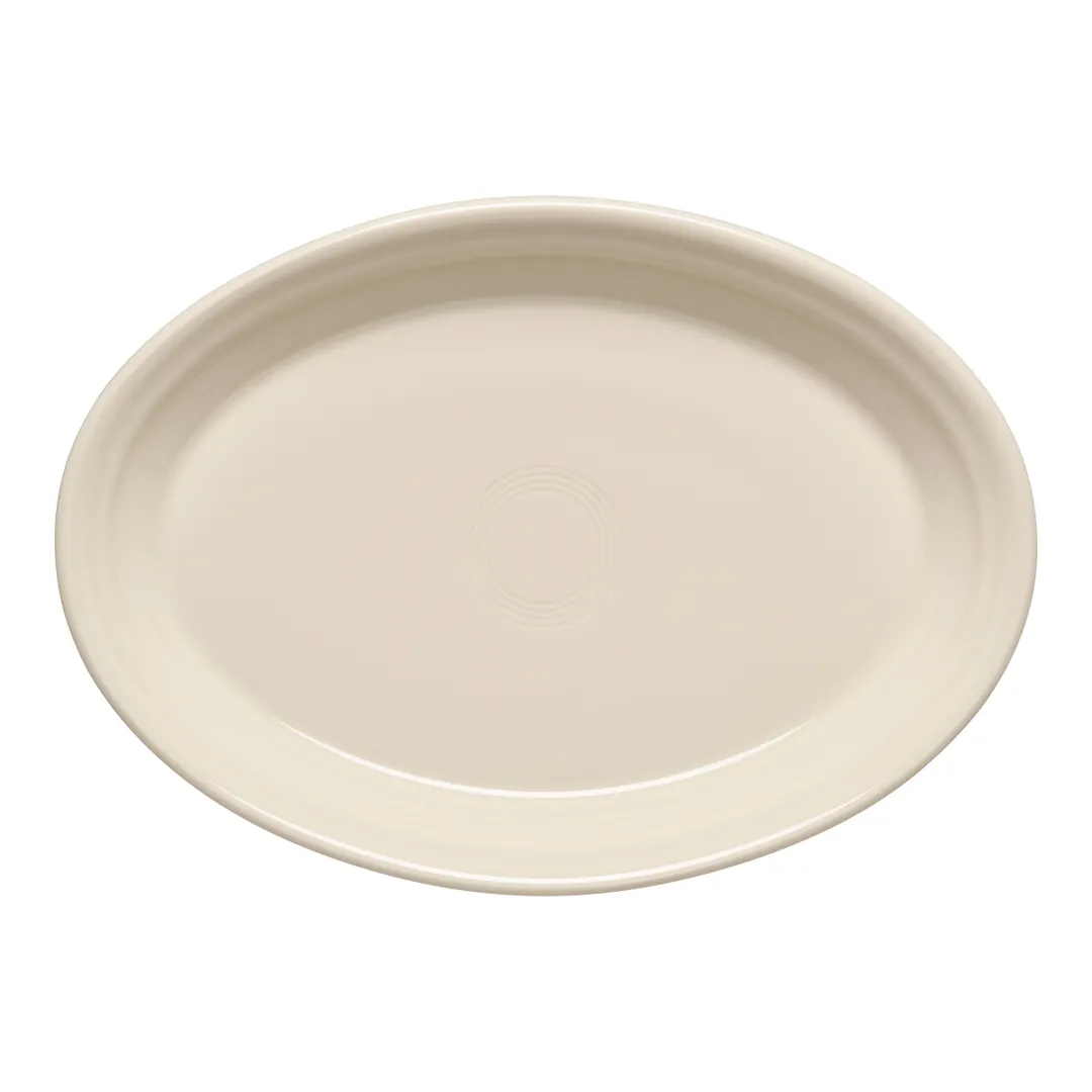 Steelite HL456350 - Oval China Platter, 9.625" x 6.75" x 1.25", Fiesta, Oven Safe 425°F, 1 Dozen/Case