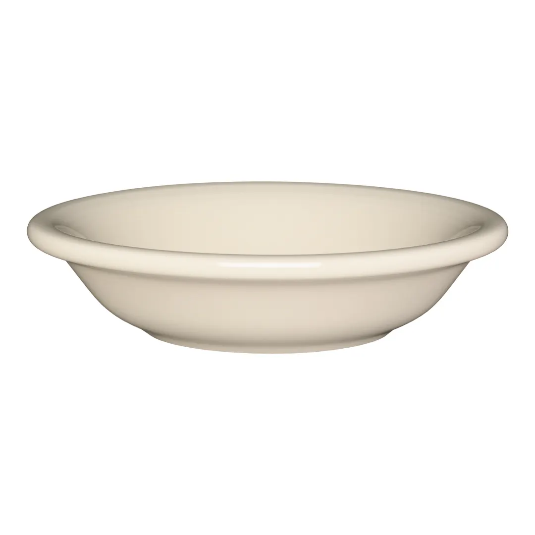 Steelite HL459350 - 6.25 oz Fiesta Fruit Bowl, 5.375" x 1.25", Oven Safe to 425°F, Linen - 1 Dozen