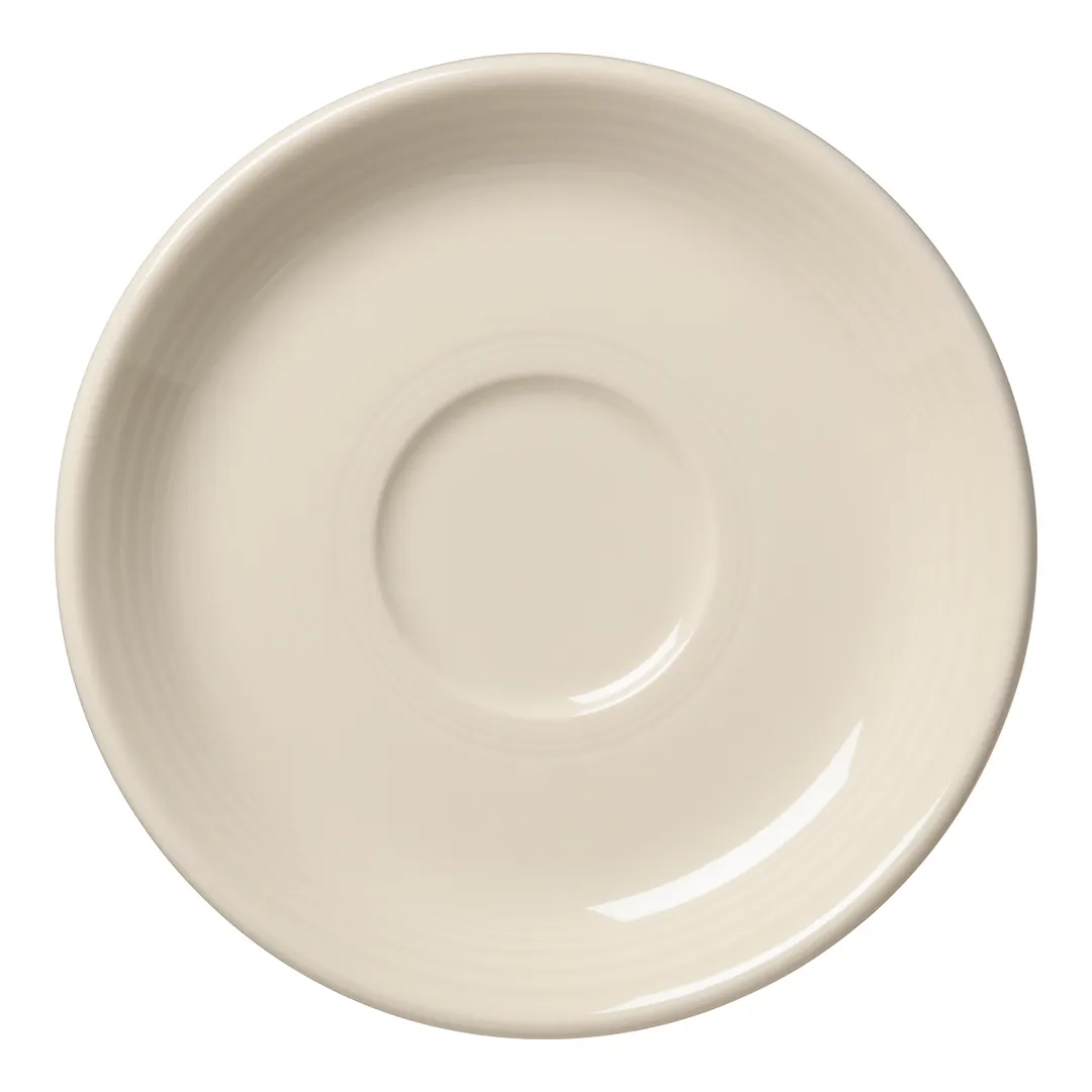 Steelite HL470350 Round China Saucer 5.875" Diameter Fiesta Linen, Oven Safe 425°F - 1 Dozen