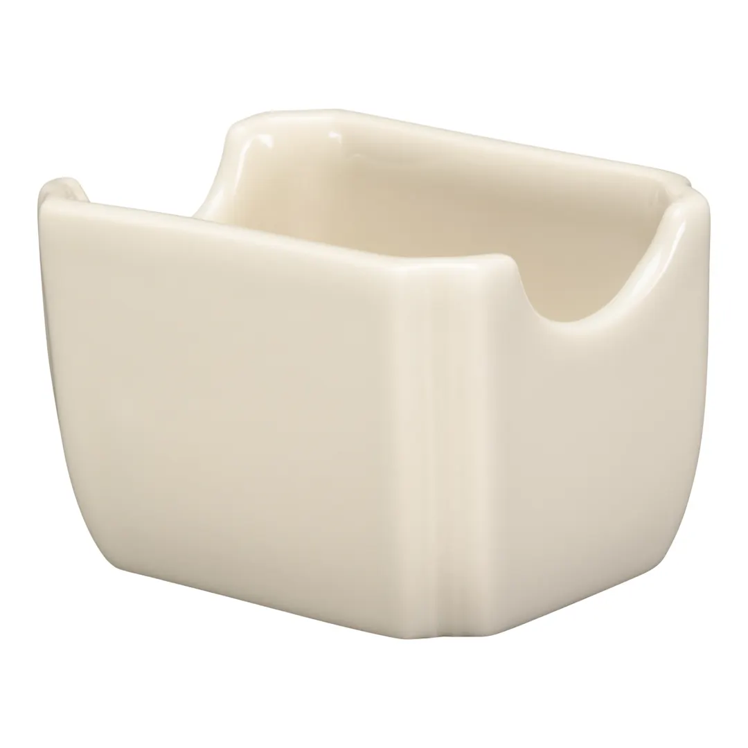 Steelite HL479350 - Sugar Caddy, 3.5" x 2.625" x 2.25", Fiesta China, Oven Safe 425°F, 12/Case - 1 Dozen