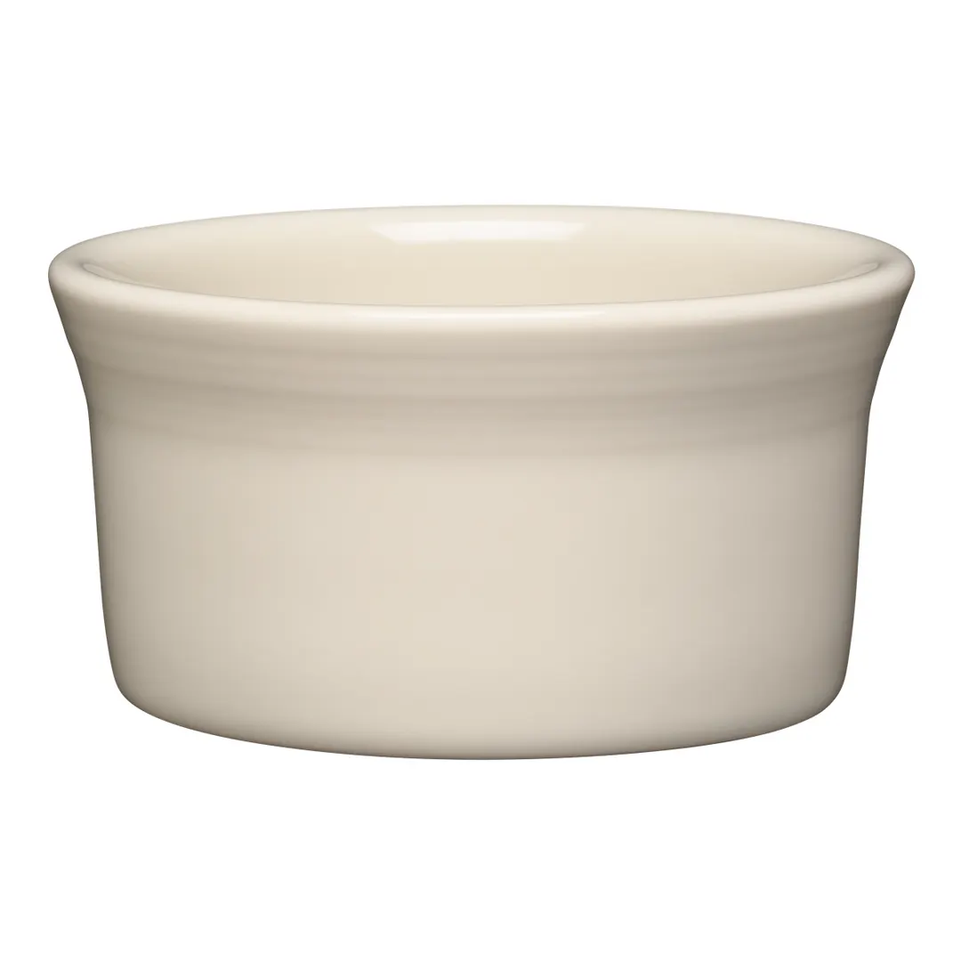 Steelite HL568350 - 8 oz Fiesta China Ramekin, 4" x 2.25", Oven Safe to 425°F, Linen Finish, 6/Case