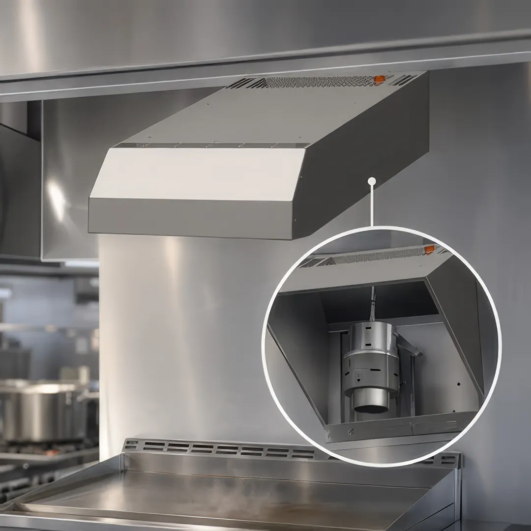 Vulcan MINI-HOOD1 Ventless Vapor Condensate Hood for Single Mini Jet