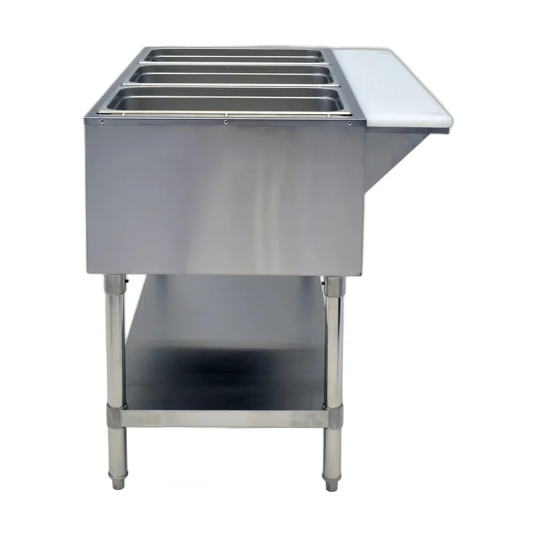 Atosa USA CSTEA-3C 44" Cookrite Steam Table, (3) Open Pan Wells