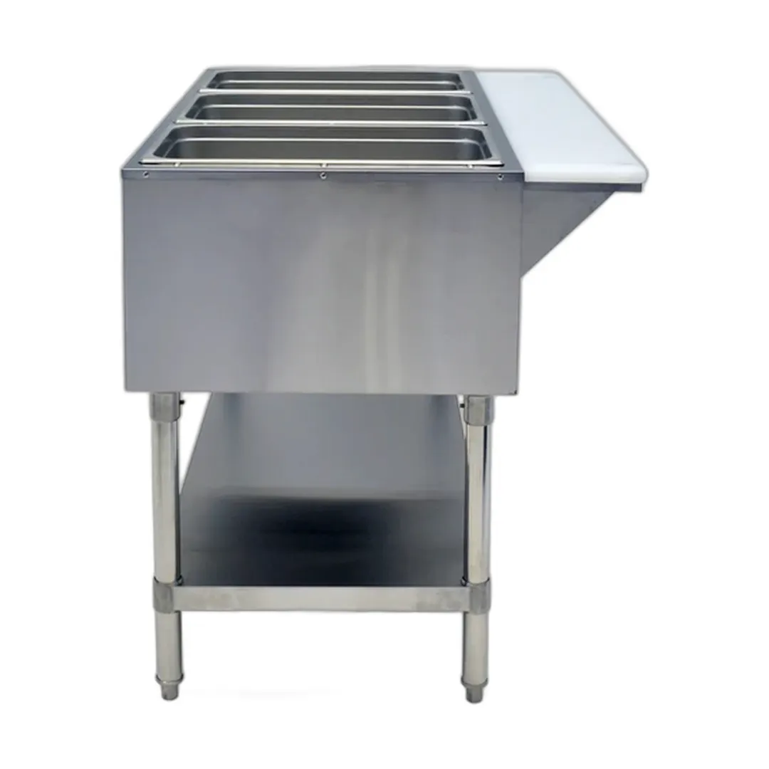 Atosa USA CSTEA-4C 58" Cookrite Steam Table, (4) Open Pan Wells