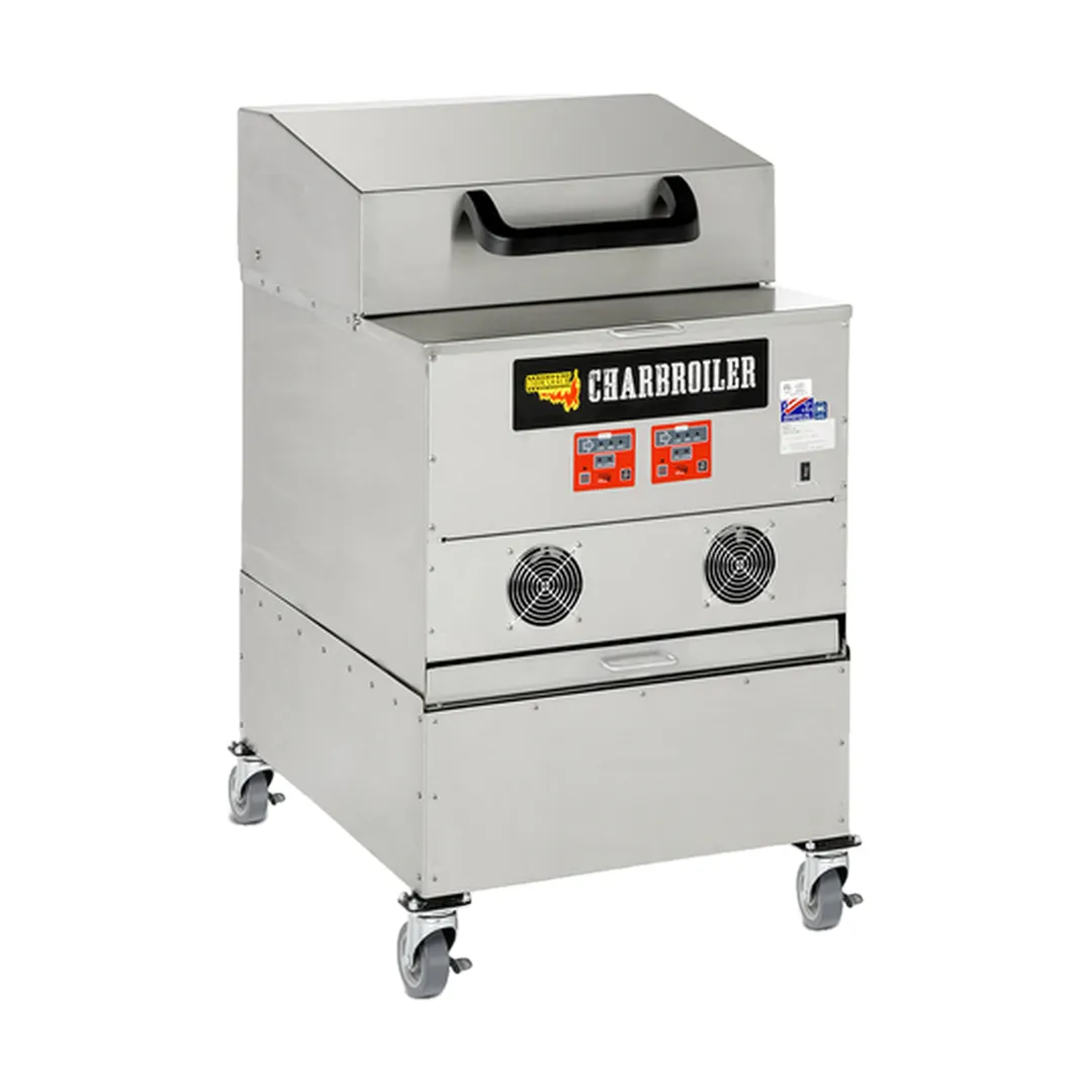 Cookshack CB024 26" Cast Iron Wood Burning Charbroiler, Free Standing / Wood Fired