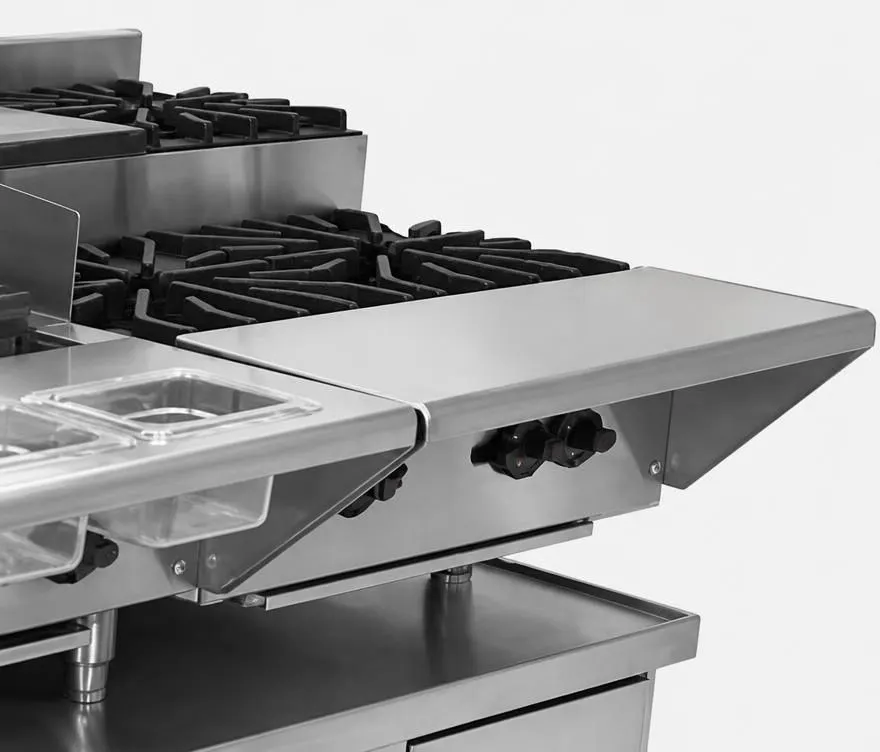 Vulcan PLTRAIL-60 Plate Shelf, Plate Rail, 60" Wide x 10-5/8" Deep, Stainless Steel Construction