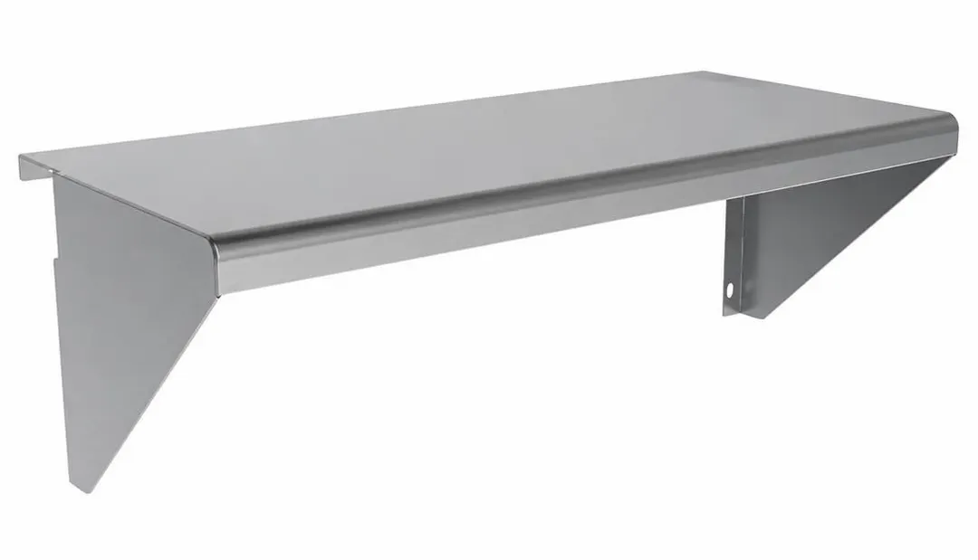Vulcan PLTRAIL-CG48 Plate Shelf, Plate Rail, 48" Wide x 10-5/8" Deep, Stainless Steel Construction
