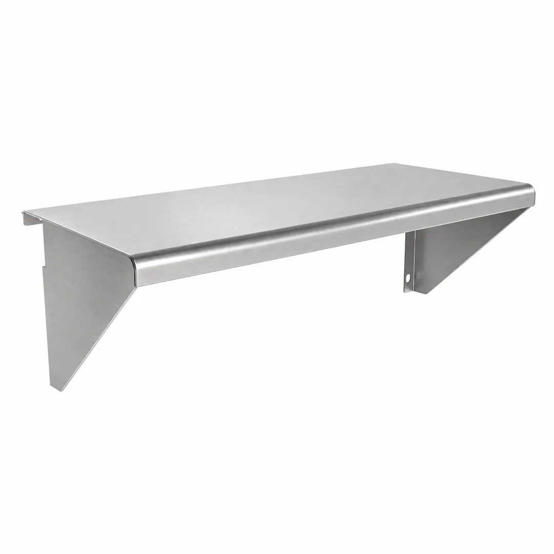 Vulcan PLTRAIL-CG72 Plate Shelf, Plate Rail, 72" Wide x 10-5/8" Deep, Stainless Steel Construction