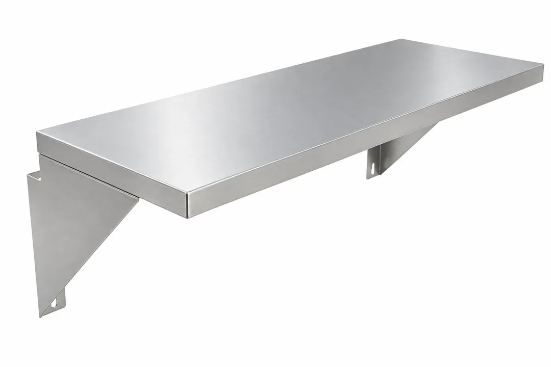 Vulcan PLTRAIL-VCCB25 Plate Shelf, Plate Rail, 25" Wide x 10" Deep, Stainless Steel Construction