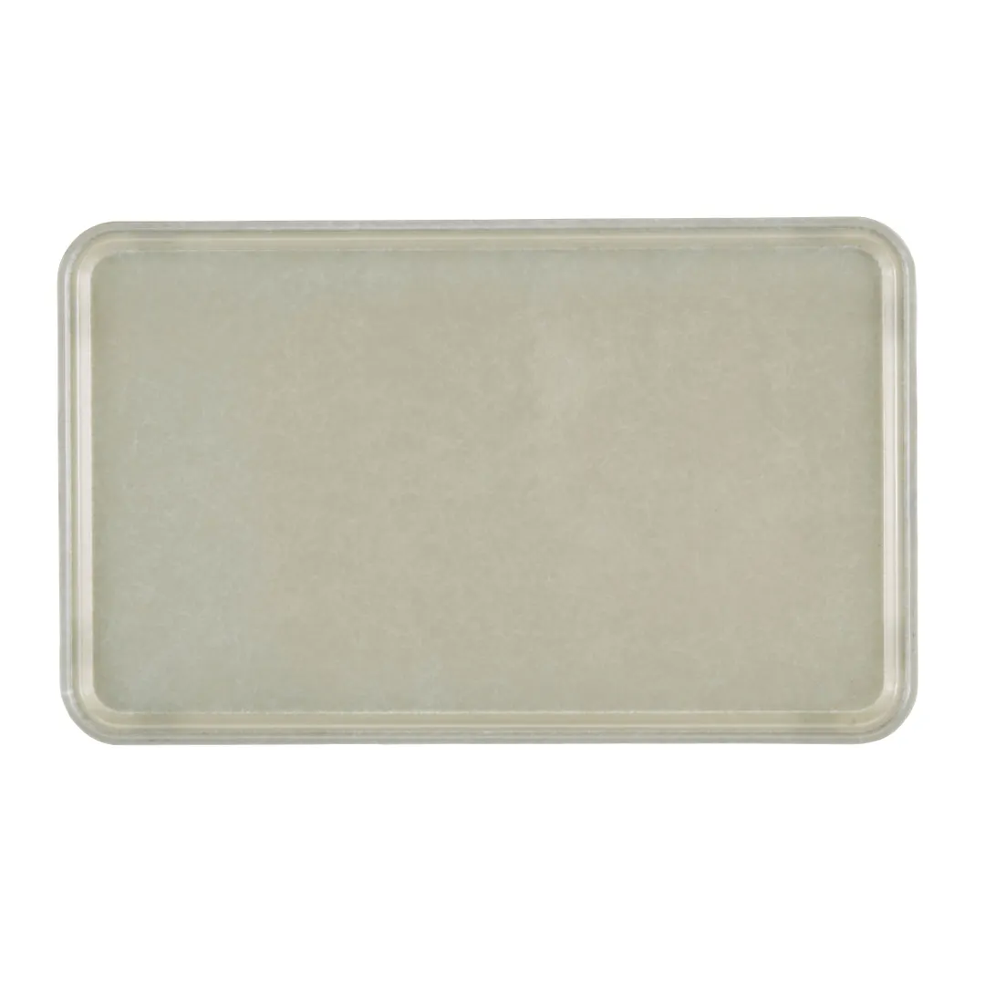 Cambro 3853101 Metric Tray – 14-3/4" x 20-7/8", Rectangular Fiberglass, Gray, Parchment, NSF Certified