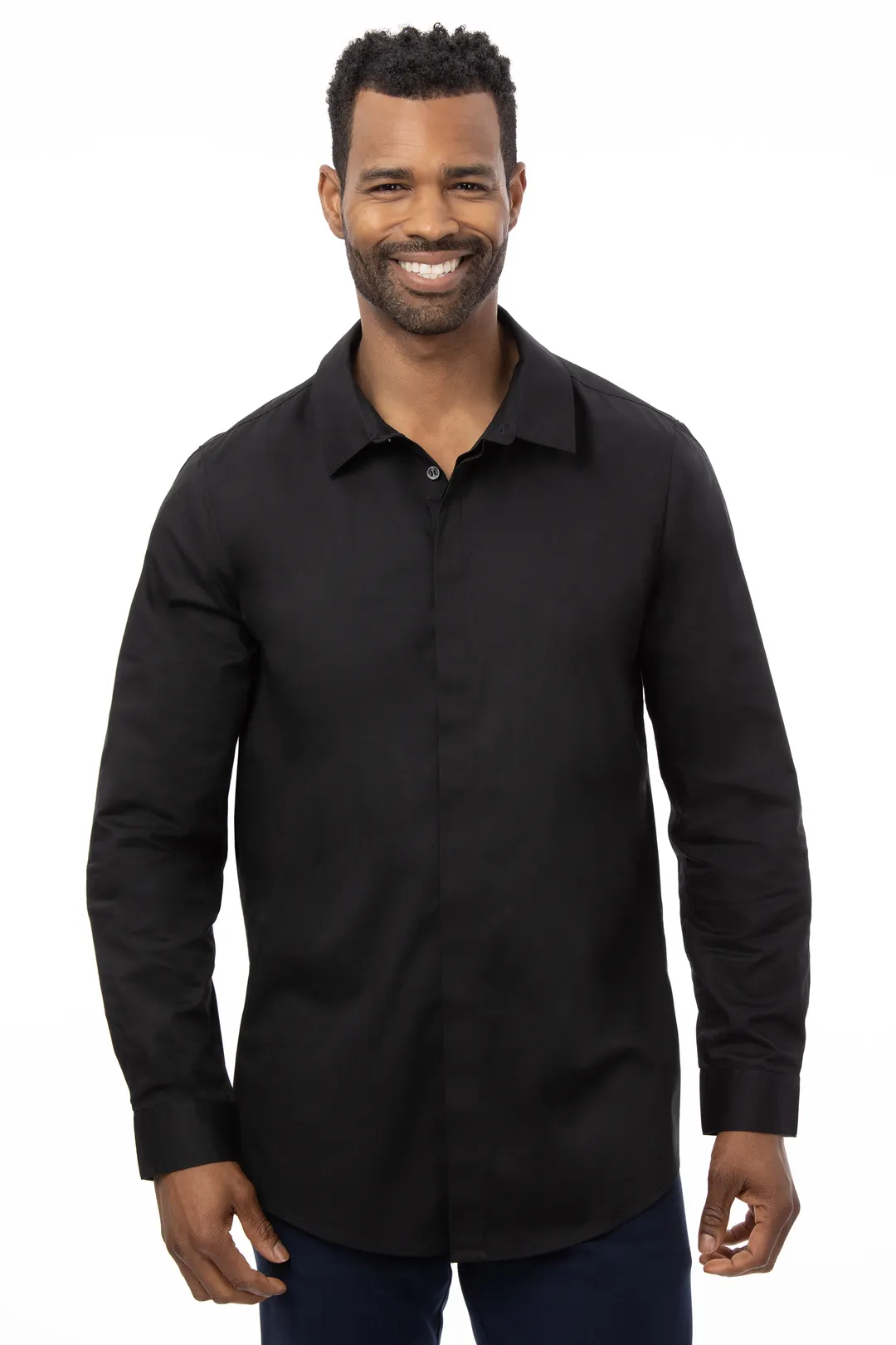 Chef Works D151-BLK-3XL Dress Shirt
