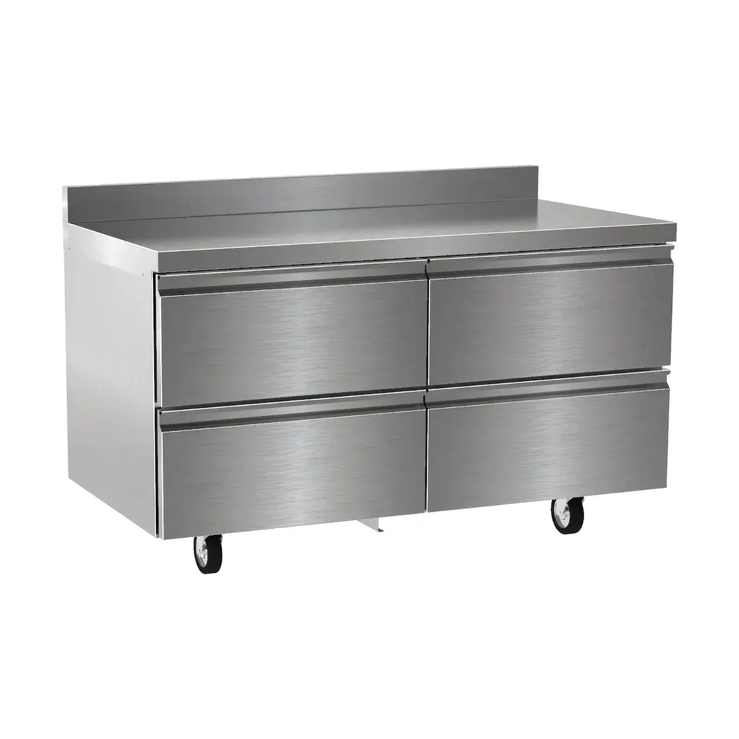 Delfield STD4564NP 64" 4-Drawer Worktop Freezer, Stainless Steel Exterior, 19.68 cu. ft.