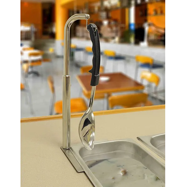 Thunder Group SLTHUH001 Utensil Caddy – Hook Style Stainless Steel 5" x 5" x 9-3/4" Tabletop Accessory